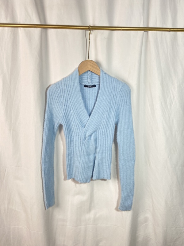 New in early summer! [Yi show shop] Vintage knitwear with cross design 1146# Cl
