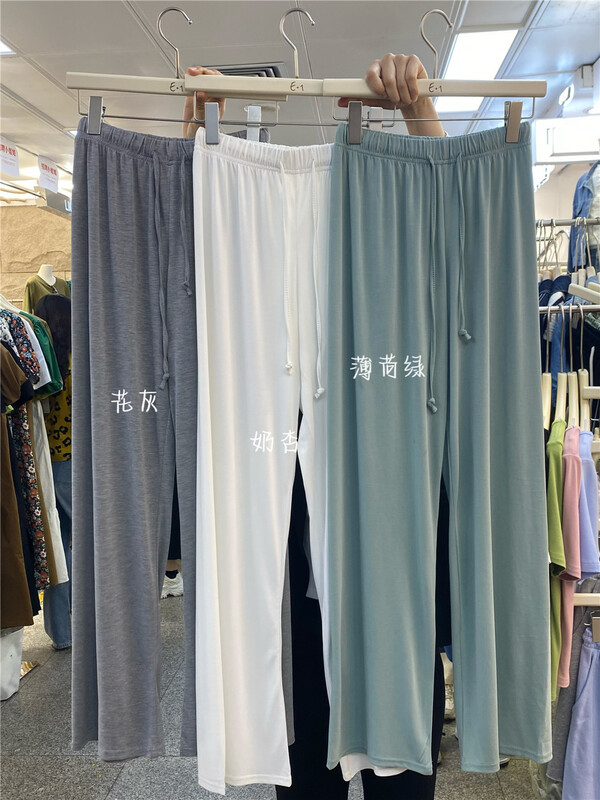 New in early summer! [e + 1] versatile basic versatile wide leg casual pants 8057# XYY