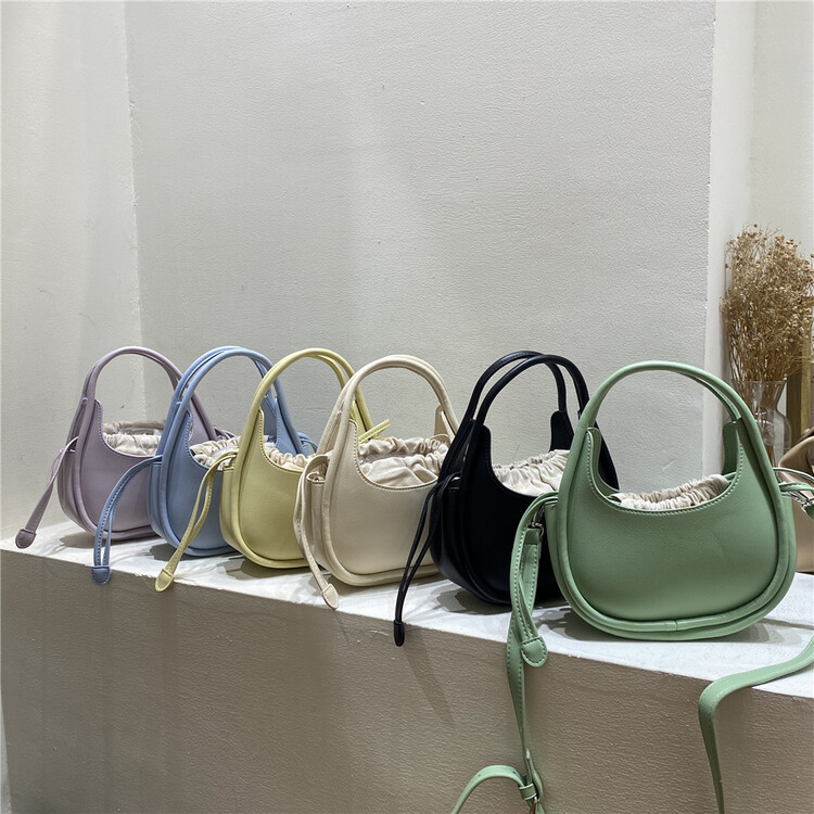 [misslan] Korean simple and versatile portable messenger bag (with shoulder strap and drawstring inner bag) e116# hyy