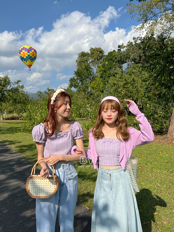 New year in early spring! [best of you] sweet and spicy small suspender bow vest ys3-9809# HBx