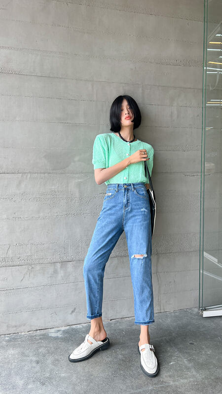 [JFT] fashionable casual versatile jeans jft3715# CLS