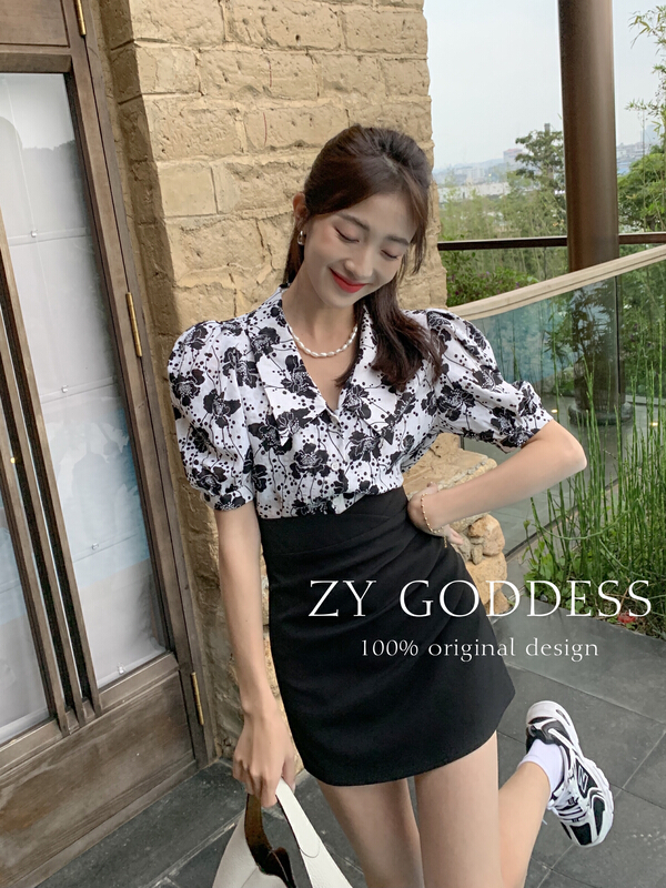 [ZY] French retro high-level sense blouse 68322# ozq