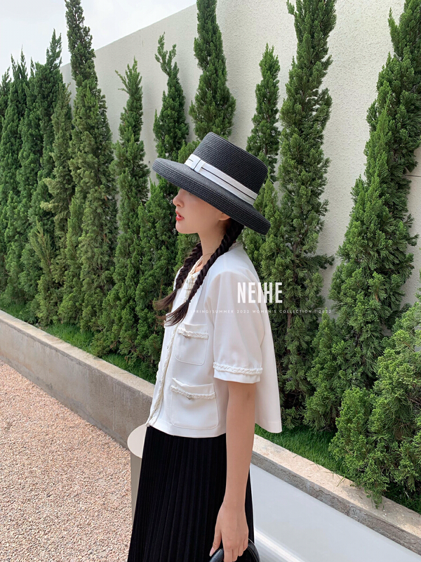 [neihe] single breasted small fragrance fashion shirt 22161# zxx