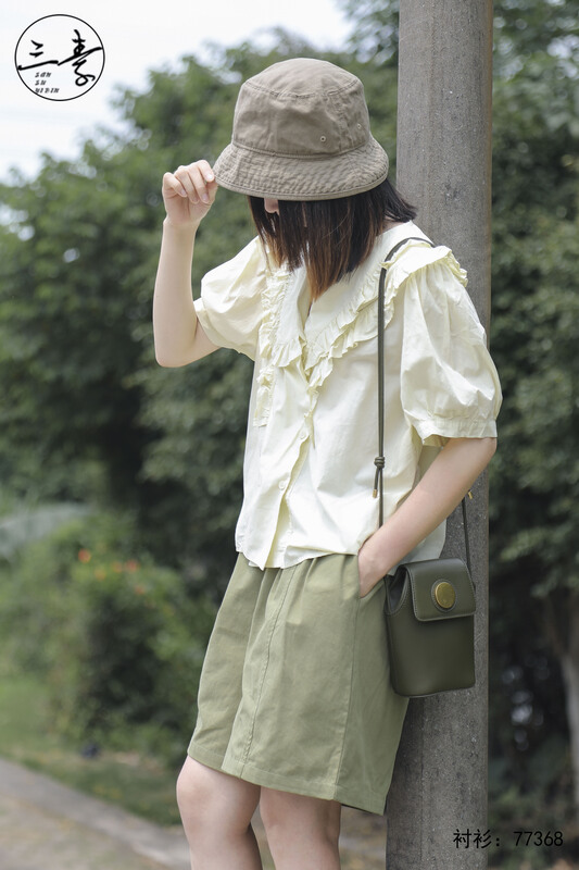 [original of three plain clothes] vintage fashion shirt 77368# XYJ
