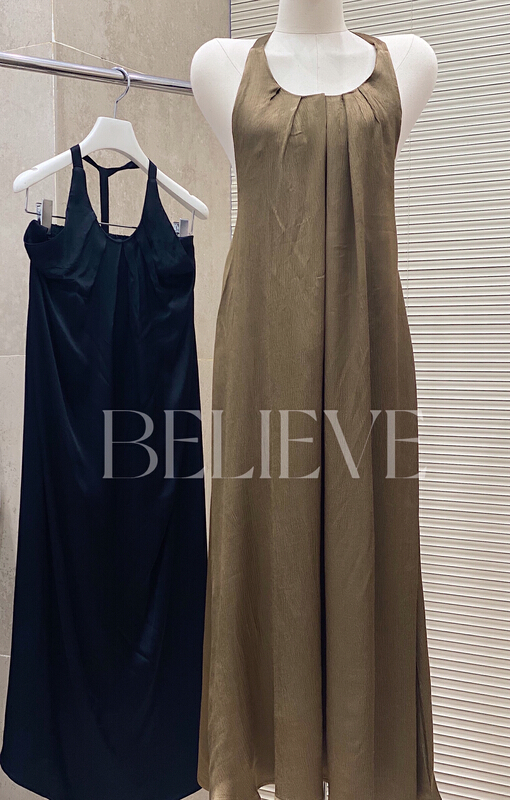 [believe] high quality satin dress bl51122# cqw