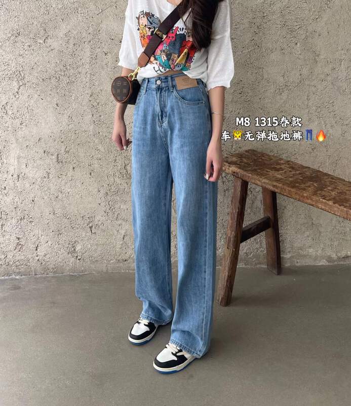 New year in early spring! [M8 denim] label design sense Vintage Western style jeans 1315# LSL