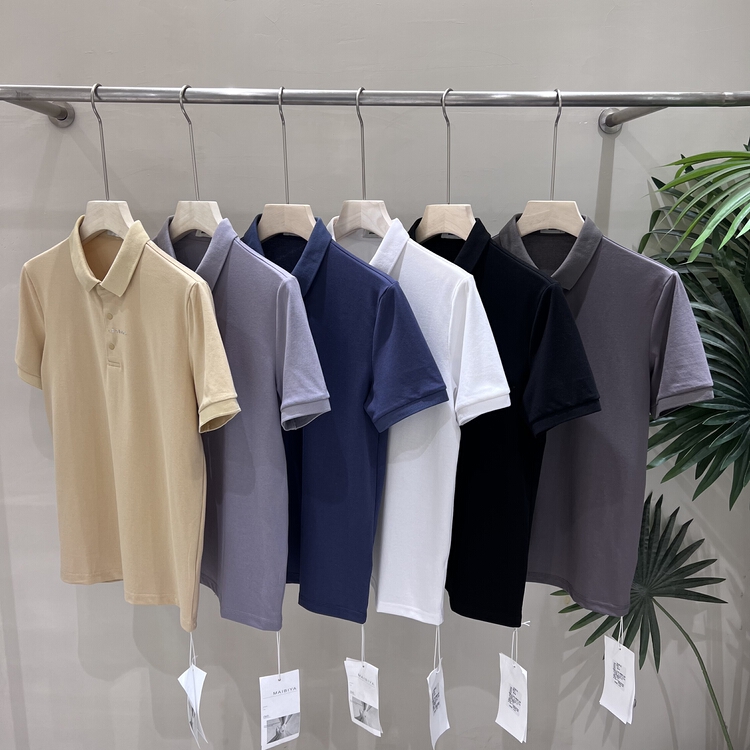 New year in early spring! [maibia] Korean Japanese simple polo shirt p6671# ZZL