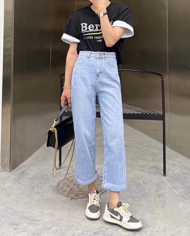 New year in early spring! [hakie] elastic casual Harlan jeans (without belt) 770602# ozq