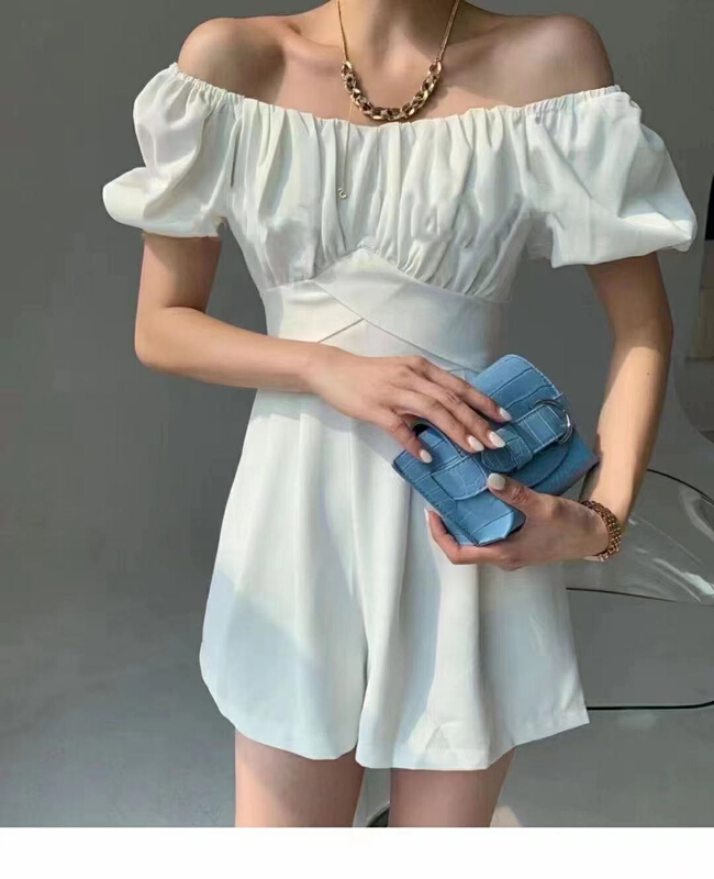 [jun.t] French style one shoulder dress 6052# PCZ
