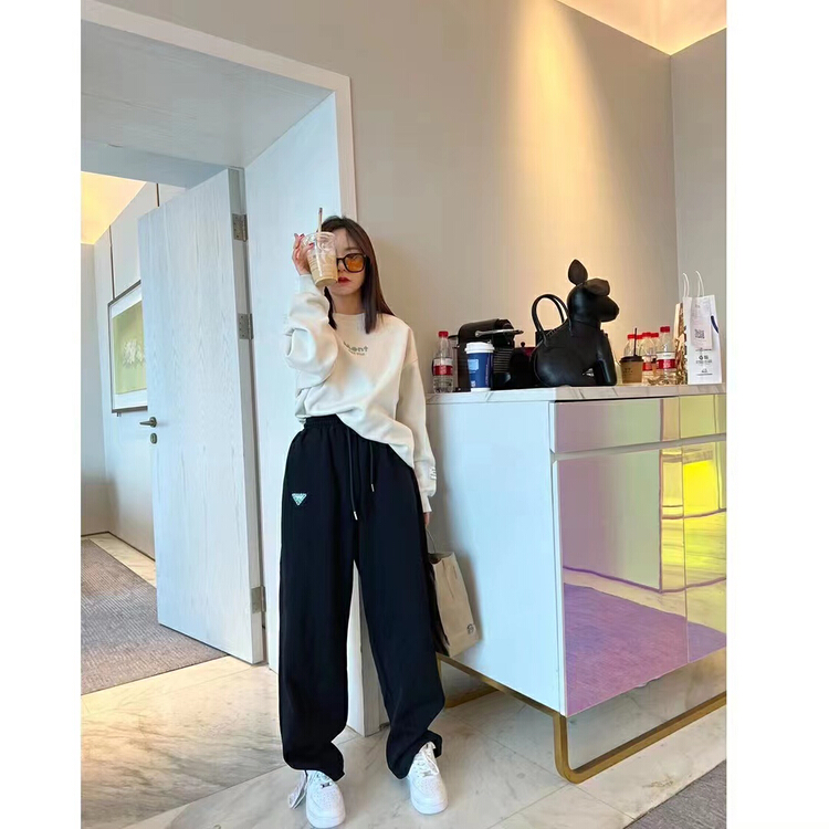 [two percent] simple and personalized label mopping casual pants 9811-1# LSL