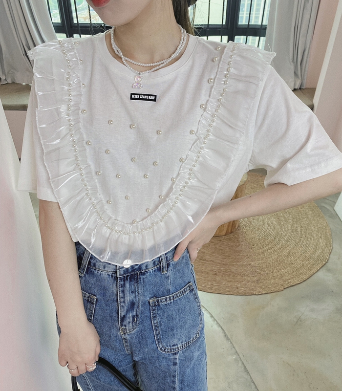 [twins] Korean sweet loose short sleeve T-shirt 3058# hjy
