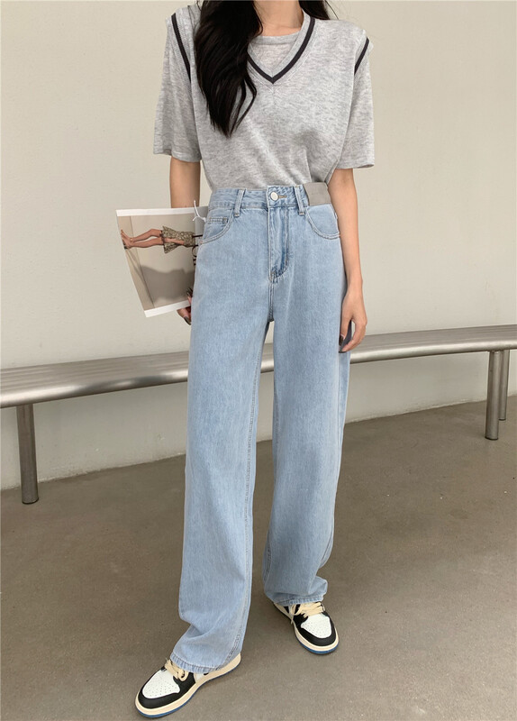 [speed cow] Korean loose casual jeans 7207# cqw