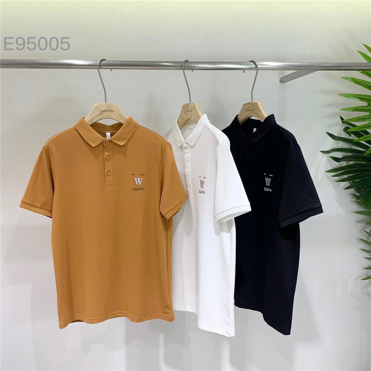 [Yeji] personalized letter casual and versatile polo shirt e95005# ZZL
