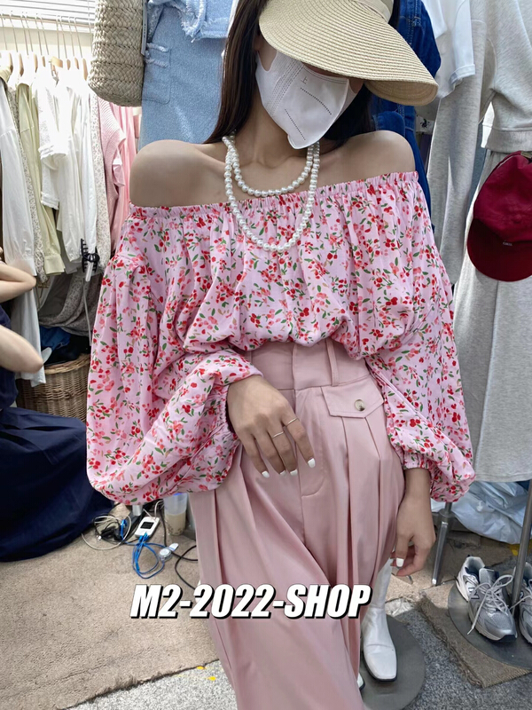 【M2+】韓版甜美碎花氣質小衫  8055#  WTT