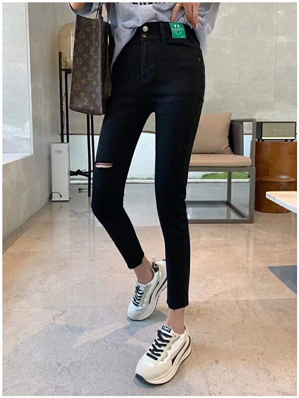 [lsjd] thin hole jeans mt9109# WTT