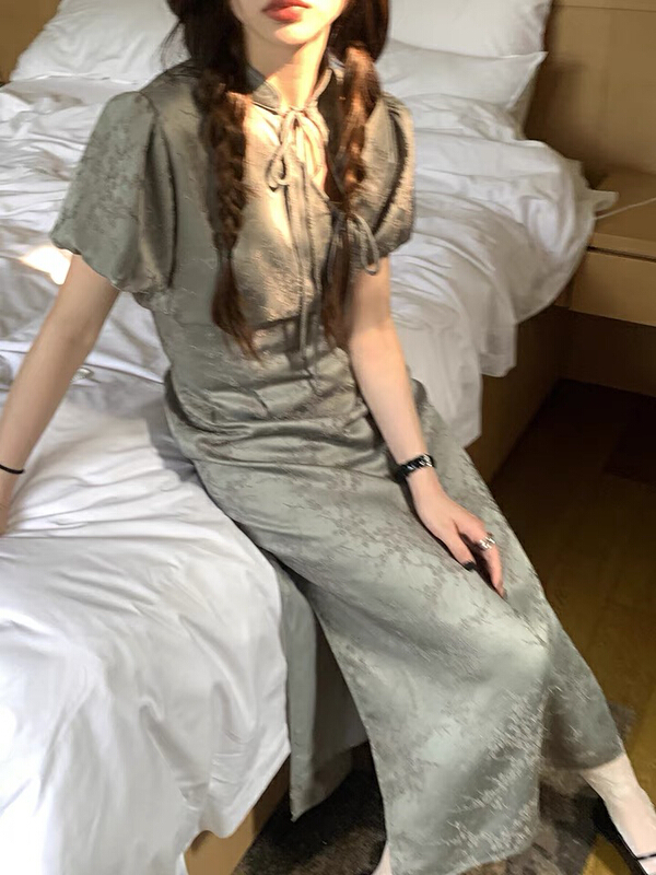 [L.L studio] temperament French elegant dress 77115# PCZ