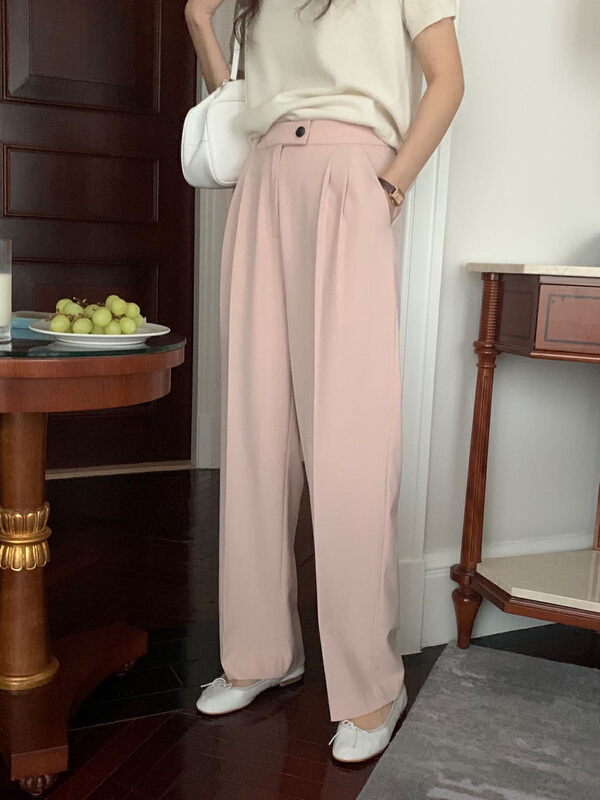 goods in stock! [BL] Korean loose and versatile trousers k626181# cqw