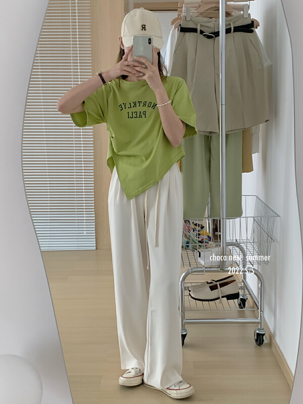 New in early summer! [choco] Korean casual versatile short sleeve T-shirt 8208# HBx