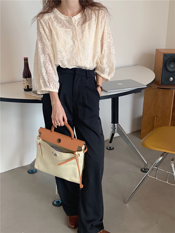 [LML] Korean style ins French fairy design lace shirt 0182# ozq