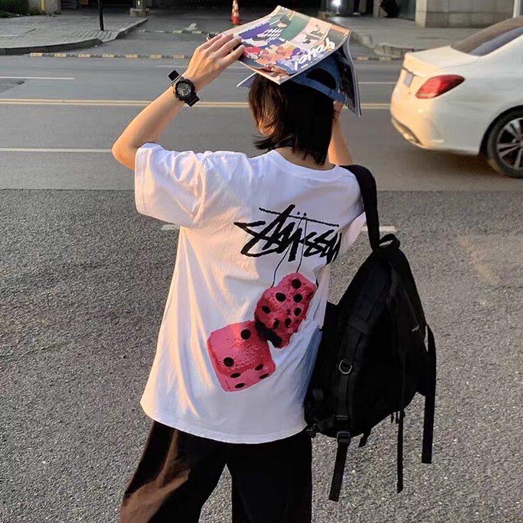 【JUJU】後面百搭印花短袖T恤  97972#  LSL