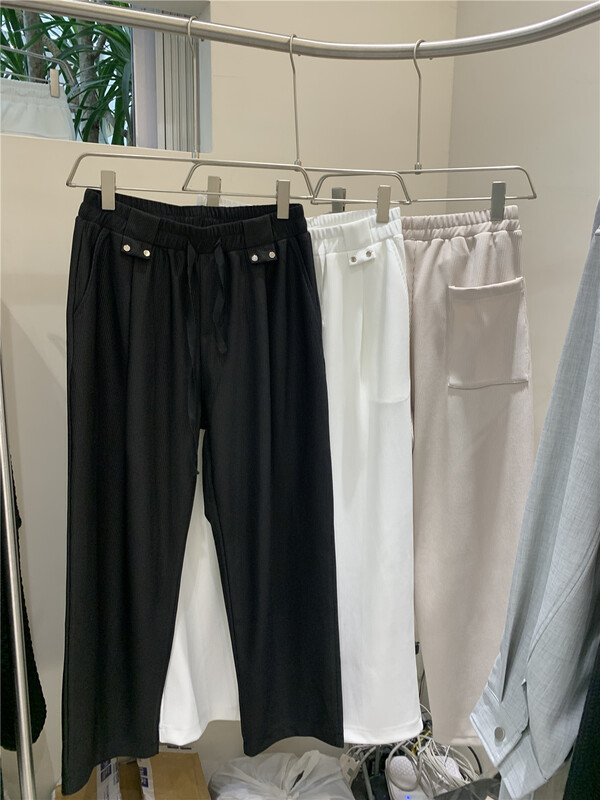 [MF] elastic waist comfortable casual pants 6060\zzl