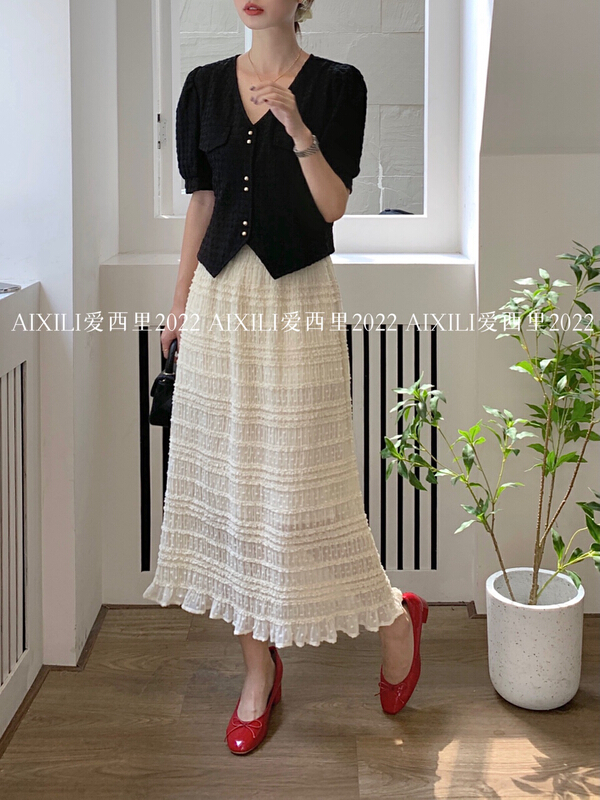 [aixili aisili] Korean style simple skirt 6530# WPL