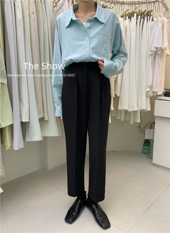 [the show] Korean simple and versatile trousers 60178# CLS