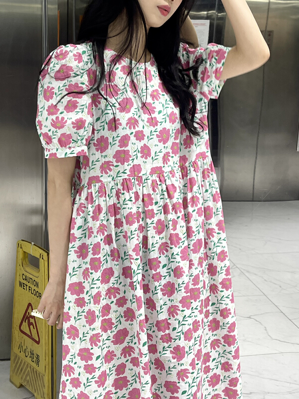 [the show] idyllic floral style aging dress 30061# CLS