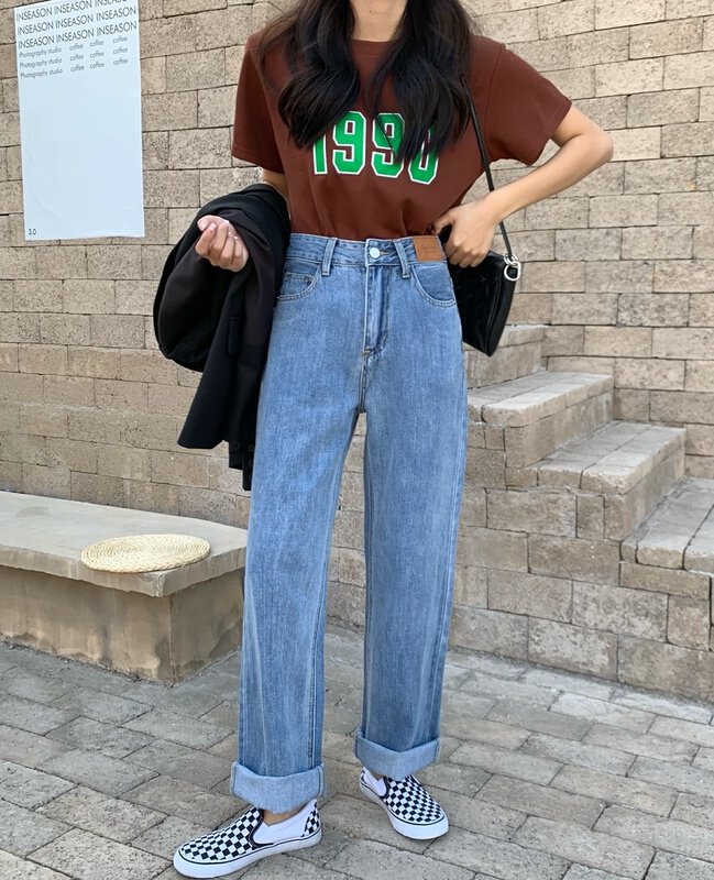 [speed cow] Korean loose casual jeans 7160# cqw