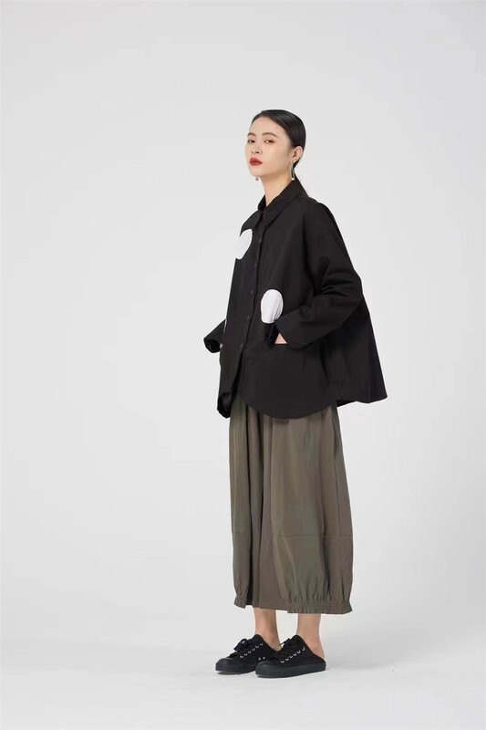 [size] Japanese wide leg versatile elastic waist casual pants 65381# LSW