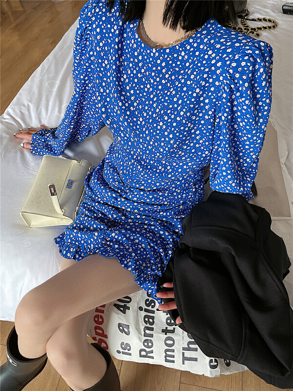 New year in early spring! [open] floral sweet and versatile dress (without matching) 3308# XYJ