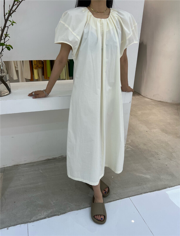 [VI. Liu Liu] high sense minimalist clean dress 603333c# zxx