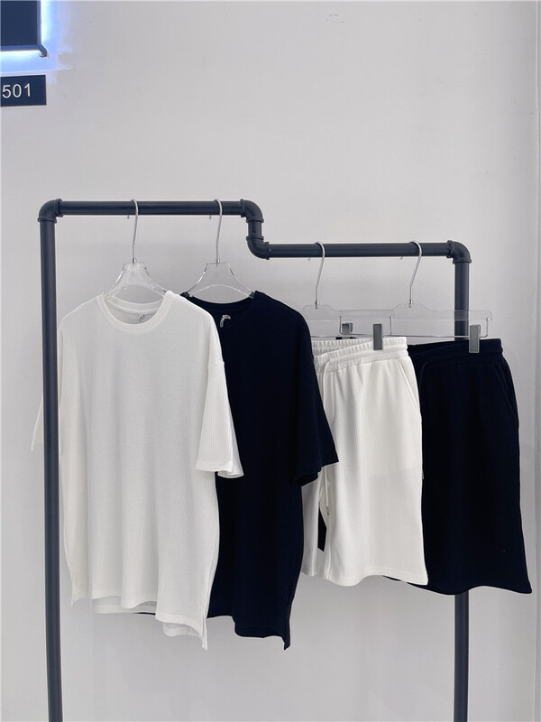 New in early summer! [jtk-han] Korean simple solid color short sleeve T-shirt (excluding pants) 2002# ZZL