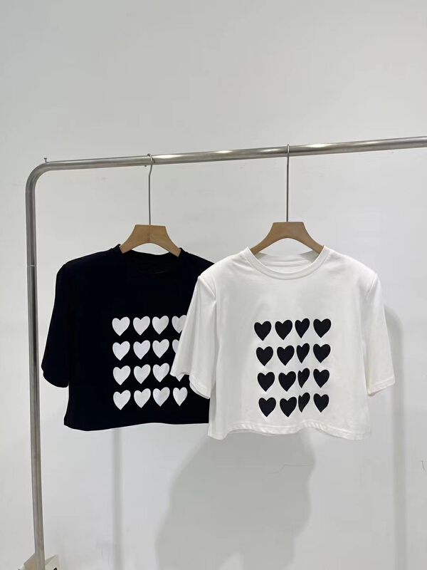 New year in early spring! [Dore Dore] sweet cool girl love short sleeve T-shirt 1118# ozq