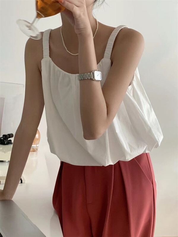 [in by in] gentle wind clean color temperament vest / sling 0830# zjy