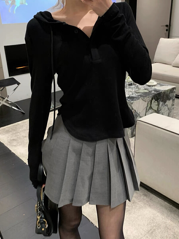 New year in early spring! [by] college style high waist pleated skirt 7959# HBx