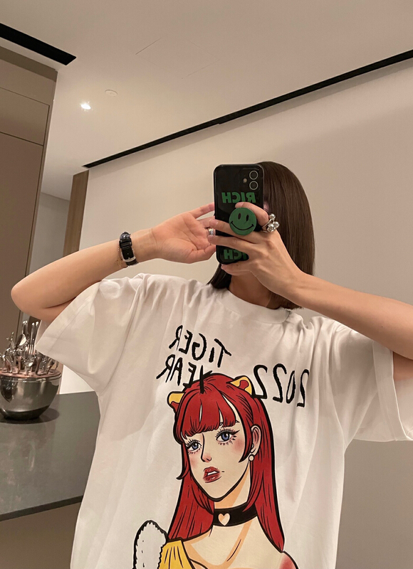 [Nancy] niche designer brand limited short sleeve T-shirt ys2-06# WPL for the year of the tiger