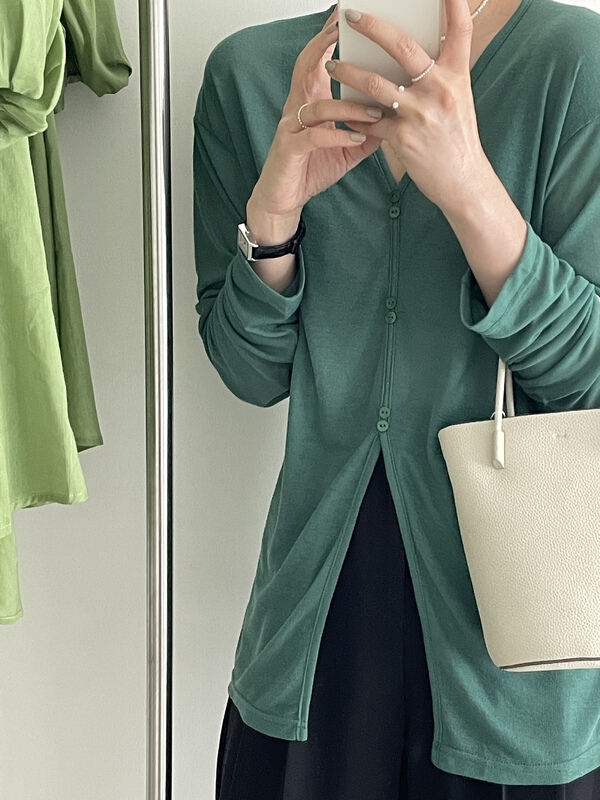 goods in stock! [in mode] simple and comfortable V-neck sunscreen shirt 6878\cqw