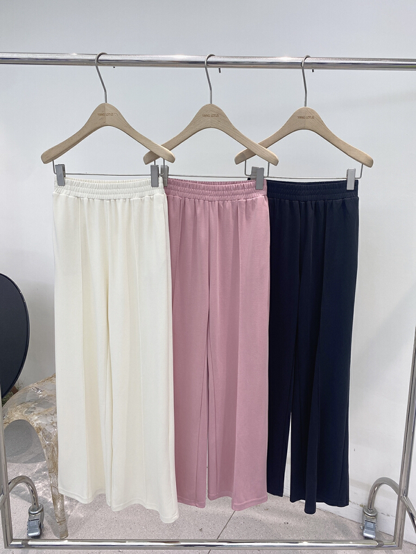 New in early summer! [Yang lotus] comfortable and versatile wide leg casual pants s12241172# ozq