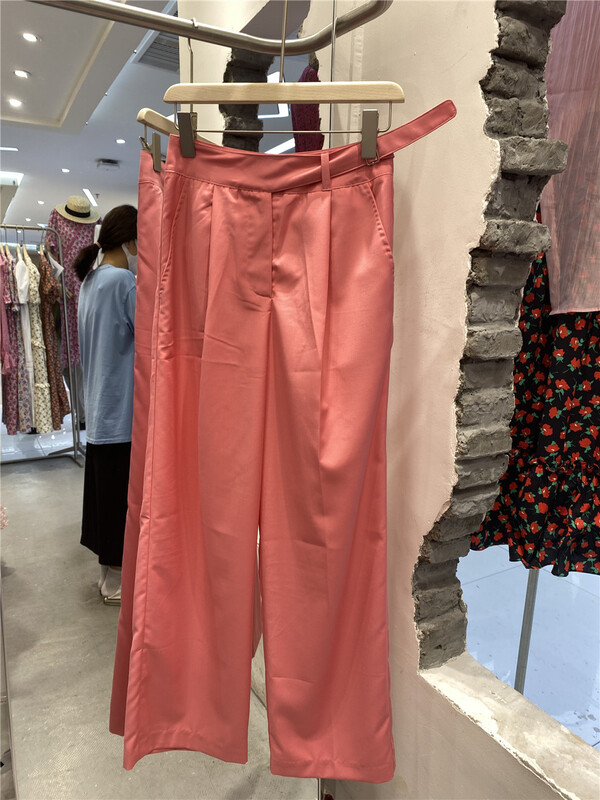 [FW] simple and versatile loose wide leg casual pants 3653# WPL