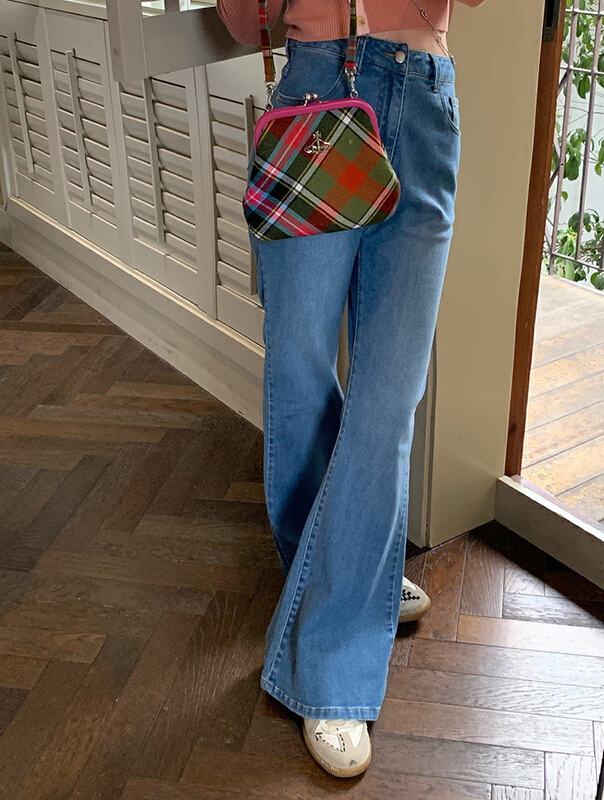 [wgwe] high waist, tight, slim and mopping jeans 1230# PCZ