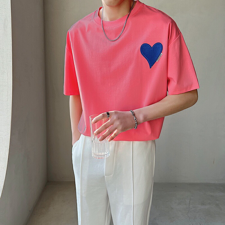 New in early summer! [DGM] casual loose loving short sleeve T-shirt 9016# ZZL