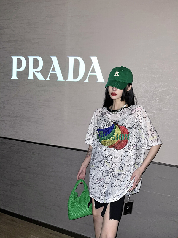 [3 + 2] smiley letter fashion short sleeve T-shirt 3188# WPL