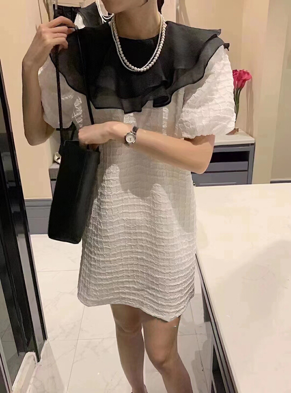 [MI] Korean style celebrity doll neck dress (only dresses) 9585# PCZ
