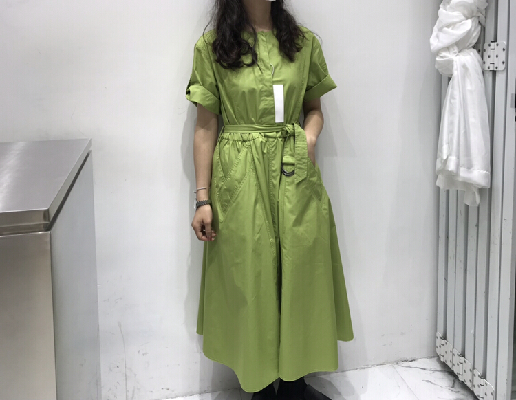 [Wuyi] Korean versatile simple design dress (with belt) w330036# XJ
