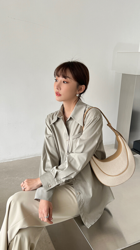 New year in early spring! [context sense] button down blouse mnc712# CLS