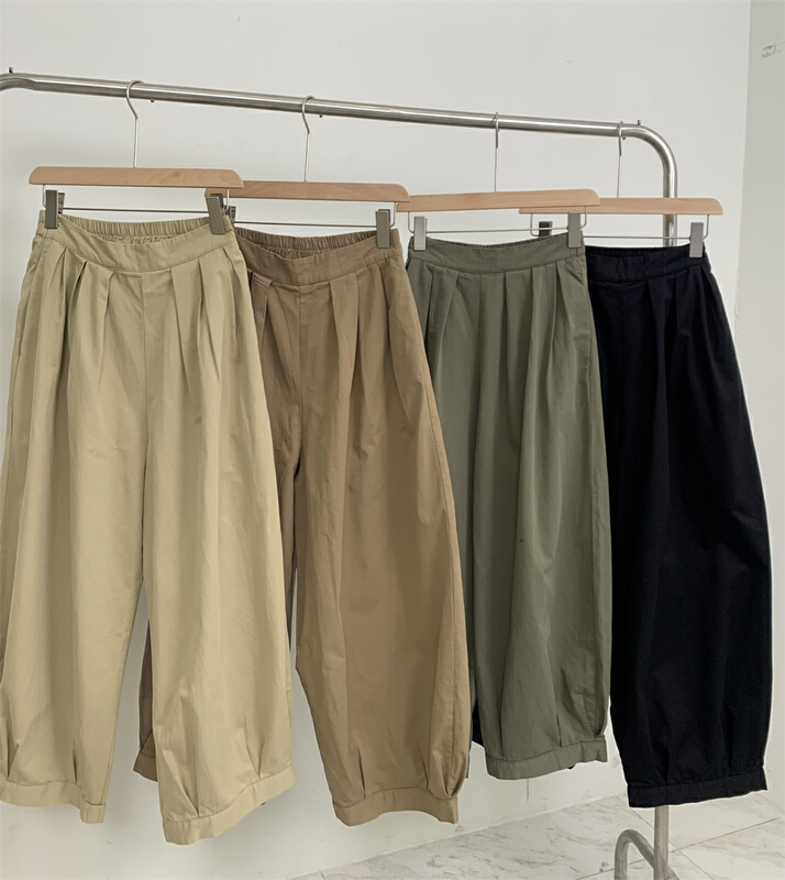 New year in early spring! [vengo] Harajuku style simple wide leg casual pants 1008# XJ