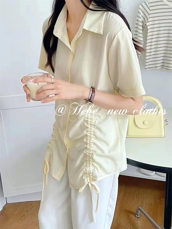 [Hebe] design sense niche fashion shirt 9809# XYJ