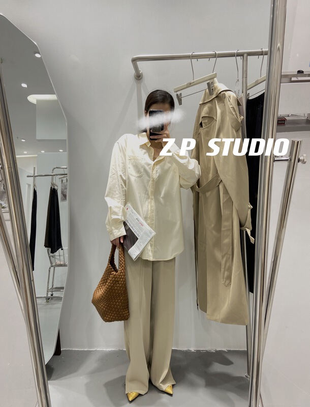 New year in early spring! [z.p studios] Korean versatile casual side slit trousers 9009# ZSY