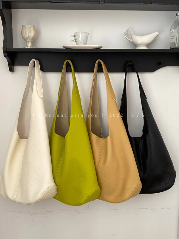 [moment with you] large capacity Korean version splicing mother bag single shoulder bag (with small bag) 2m102# LSW